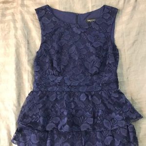 Price drop!! Dark blue lace dress
